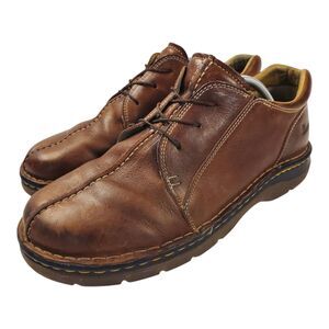 DR. MARTENS Shoes 11232 Mens Size 12 Brown Leather Oxford Split Toe Casual